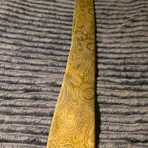 Luxurious Paisley Tie in Gold